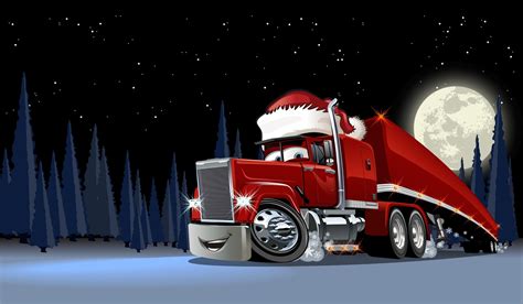 Christmas Delivery Truck HD Wallpaper | Background Image | 2560x1494 ...