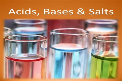 Example of Acids, Bases and Salts in daily life