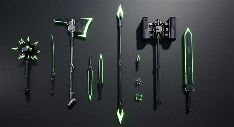 Futuristic Weapons Swords