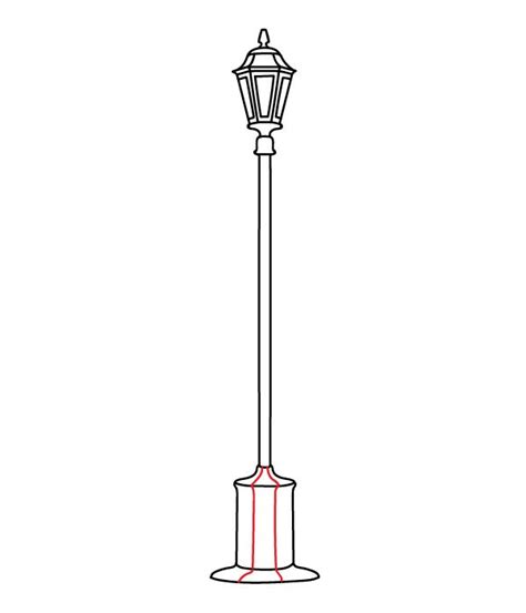Street Lamp Post Drawing