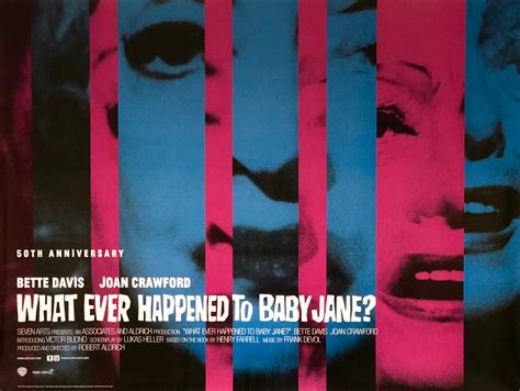 Original What Ever Happened To Baby Jane ? Movie Poster - Bette Davis