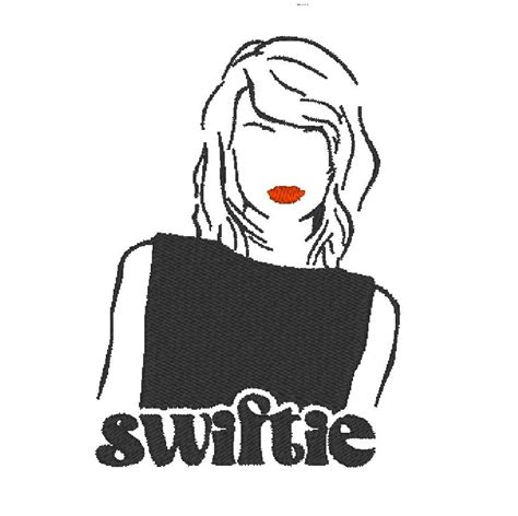 Taylor Swiftie silueta MÚLTIPLES TAMAÑOS Swift Red Lip Line - Etsy México