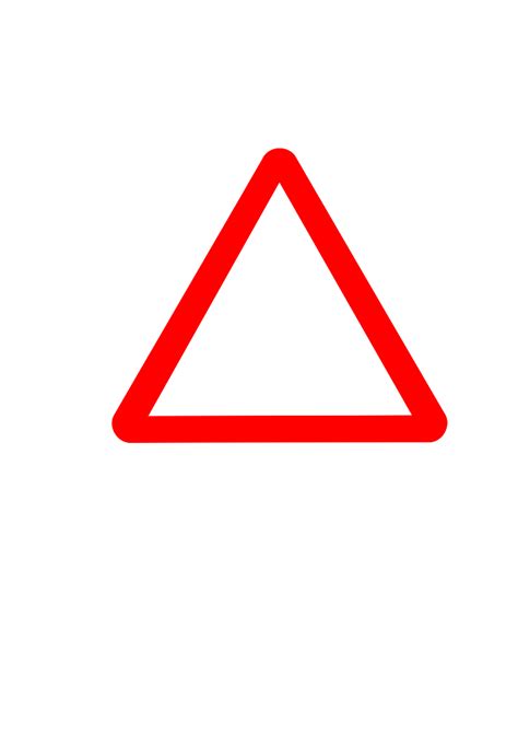 Red Warning Triangle Clip Art at Clker.com - vector clip art online, royalty free & public domain