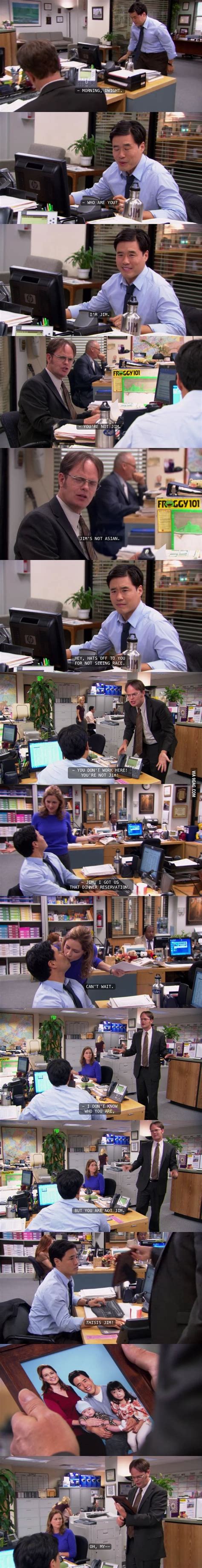 Jim and Pam's best Dwight prank | Laugh, Hilarious, I love to laugh