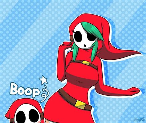 Shygal Boop | Shy Guy | Super mario art, Shy guy, Mario art