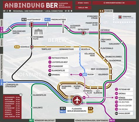 Berlin s9 train map - Map of berlin s9 train (Germany)