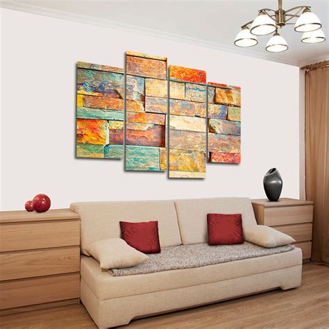 Colorful Wall Multi Panel Canvas Wall Art | ElephantStock