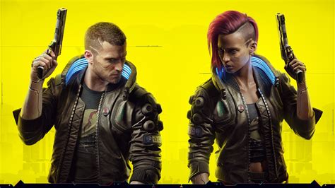 Cyberpunk 2077 - Male and Female V Wallpaper - Cyberpunk 2077