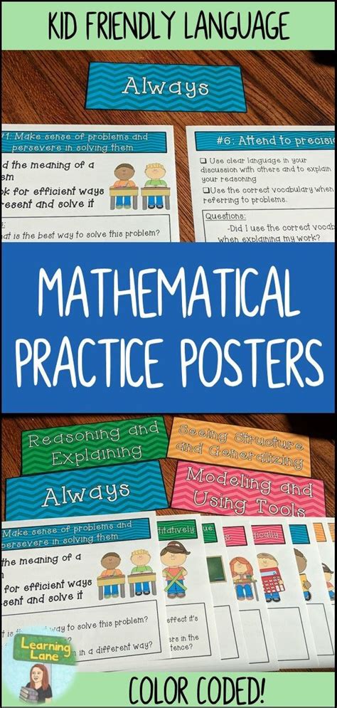 Mathematical Practice Posters Math Practice Standards | Math practices posters, Mathematical ...