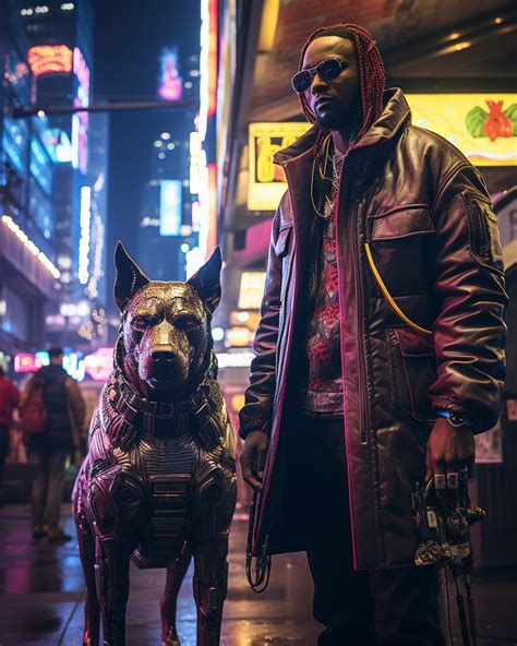 The Cyberpunk Dog Companion