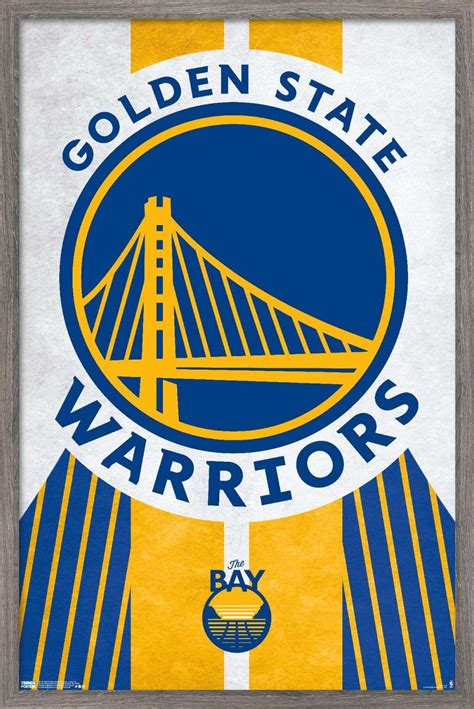 NBA Golden State Warriors - Logo 19 19 Wall Poster, 22.375" x 34 ...