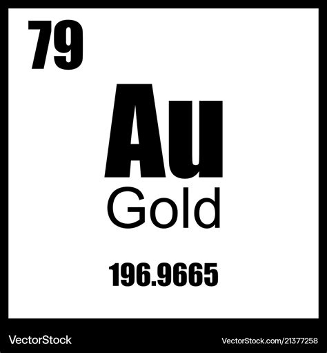 Atomic Number Gold Periodic Table | Elcho Table