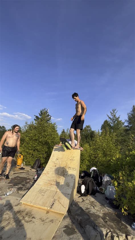 built a quarter pipe for a quarry! : r/skateboarding