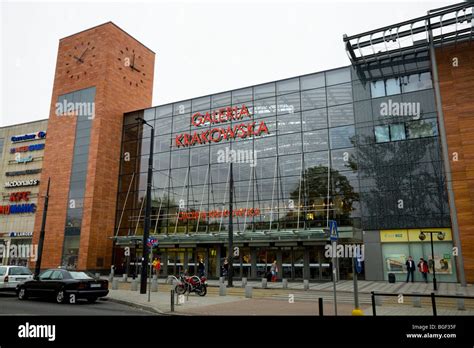 Exterior view of Galeria Krakowska: largest shopping mall Krakow town ...