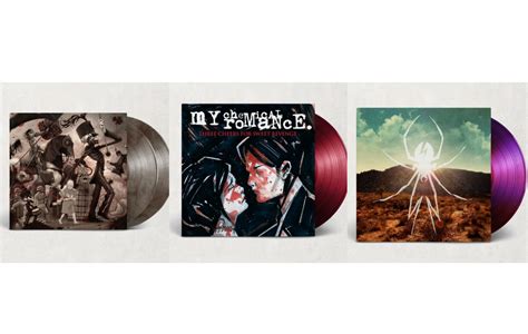 My Chemical Romance are releasing special colour vinyl editions of their last three albums