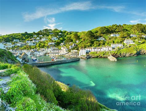 Polperro harbour, Cornwall Photograph by Justin Foulkes - Fine Art America