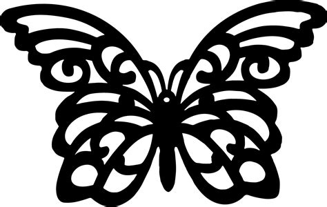 Butterfly Cut File SVG Butterfly Black SVG Clipart Butterfly svg png ...