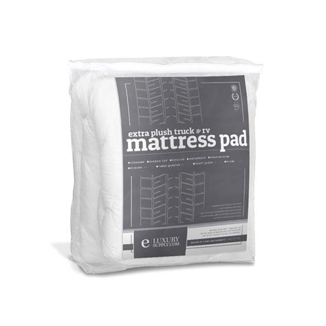 Waterproof RV Mattress Pad | Extra Plush Topper with Fitted Skirt | Made in the USA ...