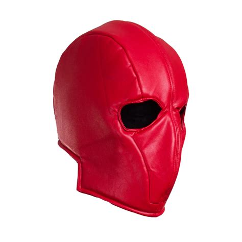 DFYM Batman Red Hood Leather Mask Helmet for Halloween Cosplay Props | eBay