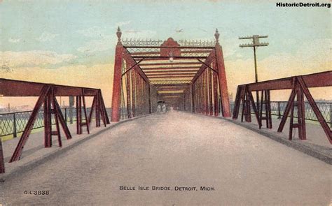 Belle Isle Bridge (old) | Postcards — Historic Detroit