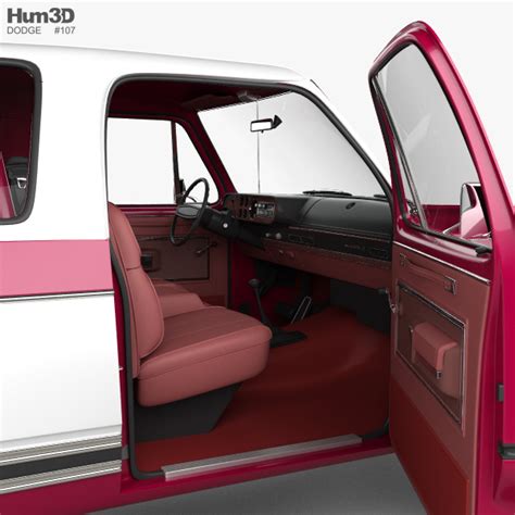 Dodge Ramcharger with HQ interior 1979 3D model - Vehicles on Hum3D