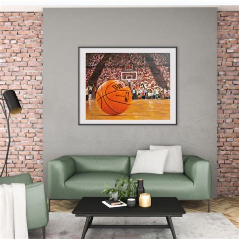 Basketball Ball Painting Painting by Larisa Raevskaia