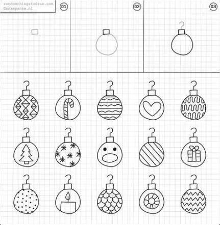 Drawing christmas ornaments 41 Ideas | Easy christmas drawings, Xmas drawing, Ornament drawing