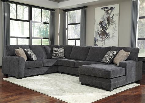 Benchcraft Tracling 7260066+34+17 Contemporary Sectional with Right ...