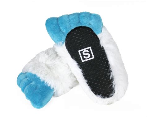 Kids Yeti Feet Slippers | Childrens Abominable Snowman Feet Slippers