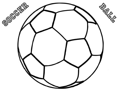 Printable Soccer Ball Coloring Page - Free Printable Coloring Pages for ...