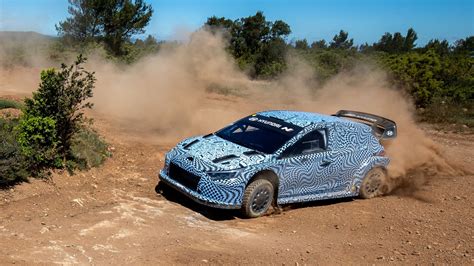 Hyundai has started testing its new hybrid WRC car | Top Gear