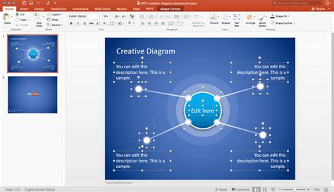 Free Free Creative Diagram for PowerPoint - Free PowerPoint Templates - SlideHunter.com
