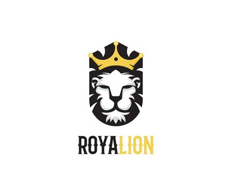 Royal Lion logo design sign 24661094 Vector Art at Vecteezy