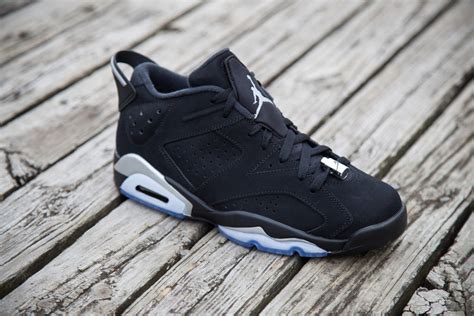 Air Jordan 6 Low Black Chrome Metallic Silver 2015 - Sneaker Bar Detroit