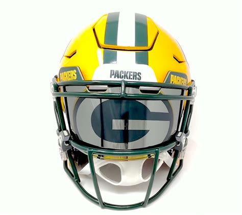 Green Bay Packers Custom Football Helmet | THG Custom – The Helmet Giant