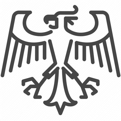 Bird, eagle, emblem, german, germany, hawk, logo icon - Download on ...