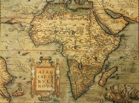 Old Africa Map