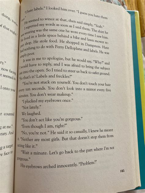 From the book Love, Stargirl, which is the sequel to Stargirl. Seriously? : r/notlikeothergirls