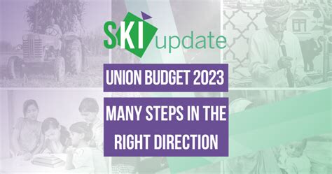 Union Budget 2023: Many Steps in the Right Direction - Sattva Consulting