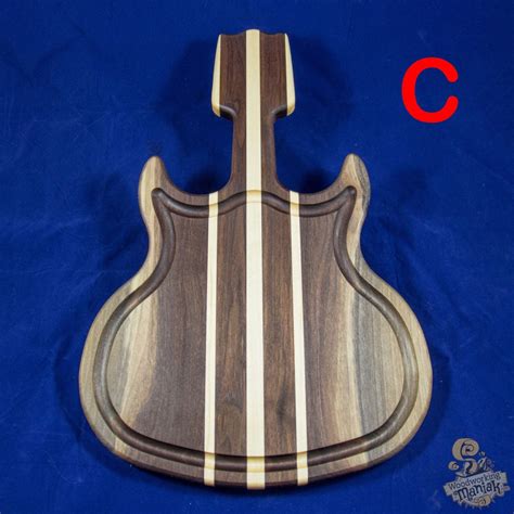 Guitar Shaped Cutting Board W/ Juice Groove - Etsy