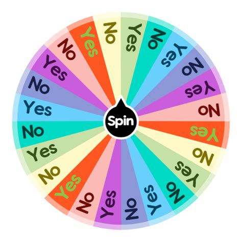 Yes or No | Spin the Wheel - Random Picker