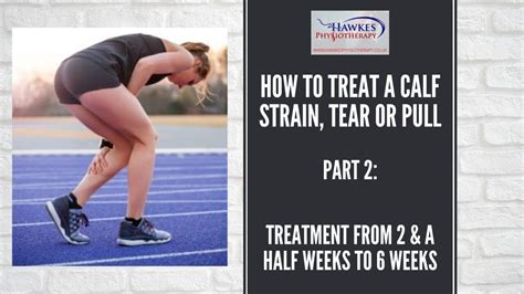 How to treat a calf strain, tear or pull. Part 2: Treatment from 2 & a half weeks to 6 weeks ...