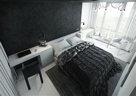 40 Beautiful Black & White Bedroom Designs