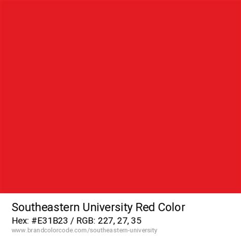 Southeastern University Brand Color Codes » BrandColorCode.com