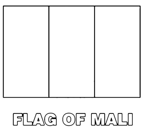 The National Flag of Mali coloring page - Download, Print or Color Online for Free