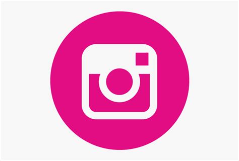 Instagram Icon Circle Mync Pink - Instagram Logo Rose Png, Transparent ...