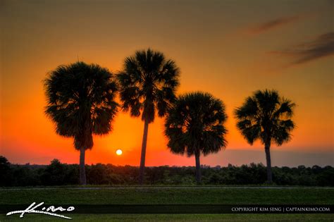 Sunset Over Palm Beach County from Dyer Park | HDR Photography by ...