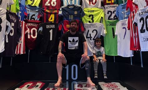 Messi Has A Very Impressive Collection Of Jerseys