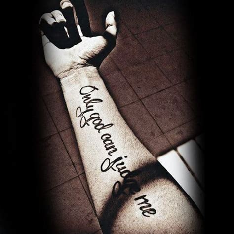 Top 61 "Only God Can Judge Me" Tattoo Ideas [2021 Guide]