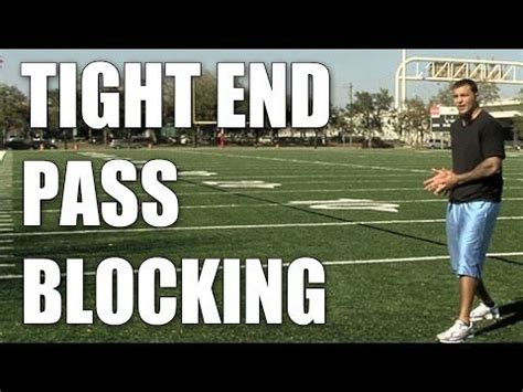 Tight End Pass Blocking - YouTube | Tight end, Youth football drills, Football training